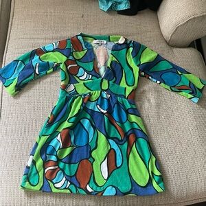 Vintage Tibi New York colorful mini dress tunic size M